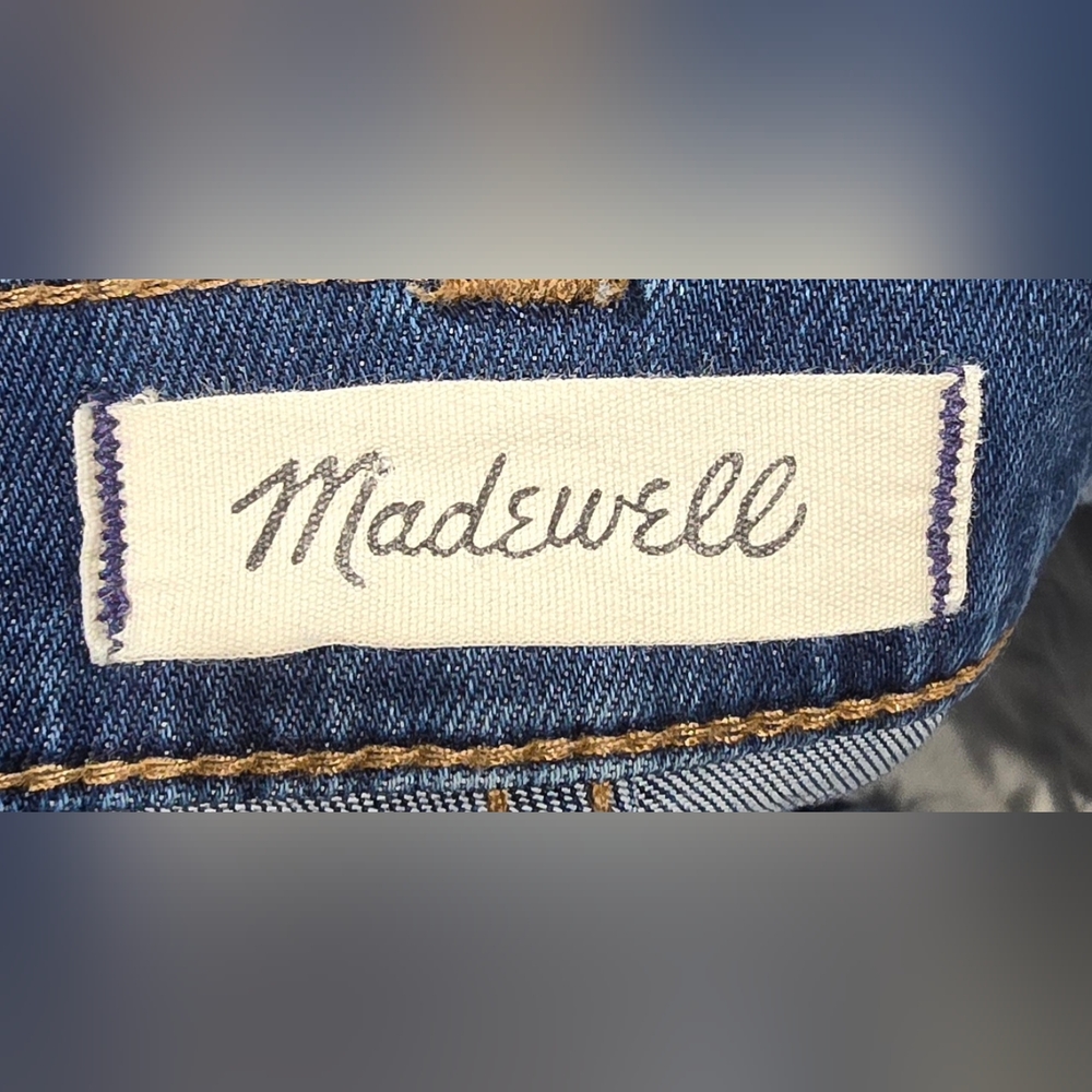 Madewell High Rise Cuffed Denim Shorts Size 27 - Picture 5 of 7
